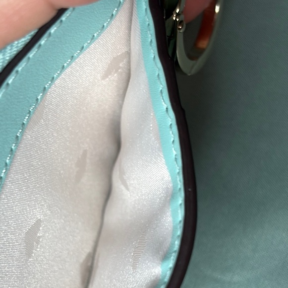 Kate Spade Poolside Swimmer Zip Card Holder Wallet Key Ring NWT - Picture 4 of 6